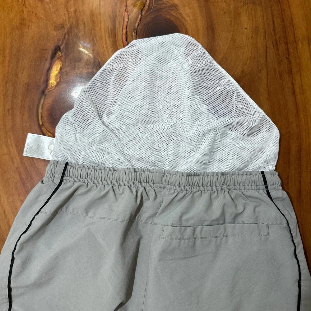 Vintage Y2K Nike Mens Shorts Medium Logo Stripe Mesh Lined Athletic B3-16
